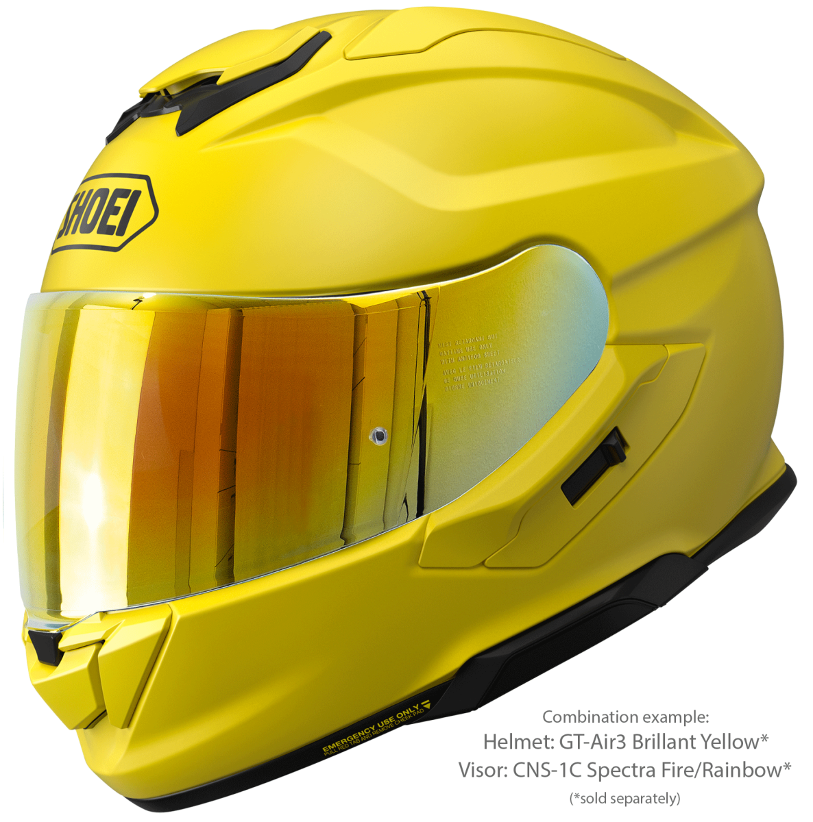 SHOEI CNS-1C メロースモークミラーシールド GT-AIR3 （SHOEI