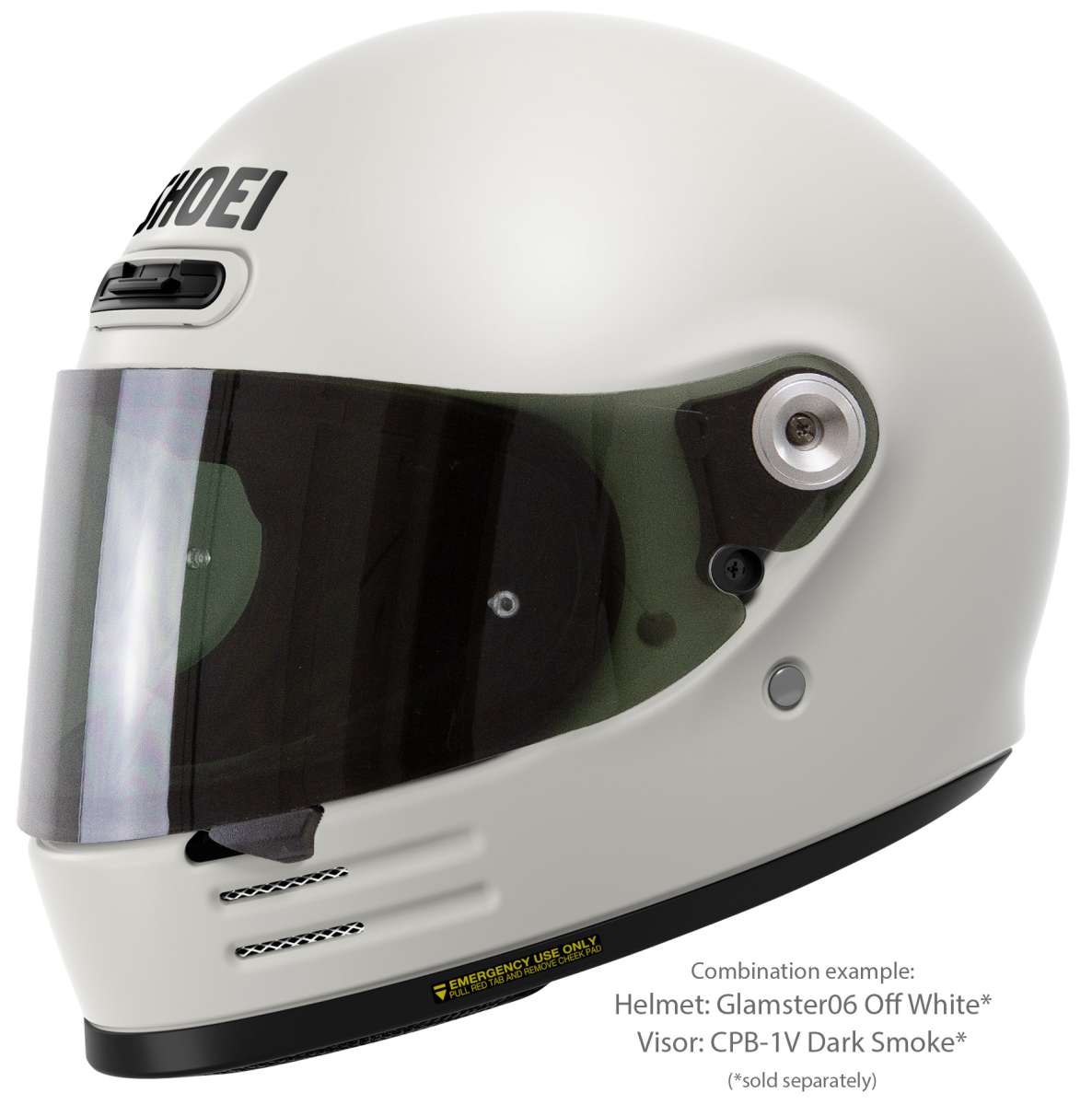 Visor (CPB-1V) Dark Smoke | Glamster | Full Face Helmets | Visors