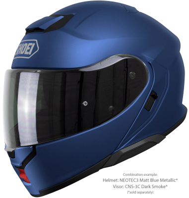 SHOEI NEOTEC3用シールド CNS-3C スモークミラーブルー