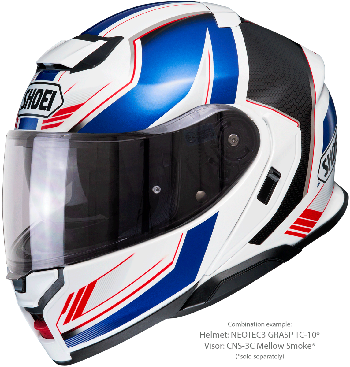 Visor (CNS-3C) Mellow Smoke | Neotec3 | Flip Up Helmets | Visors