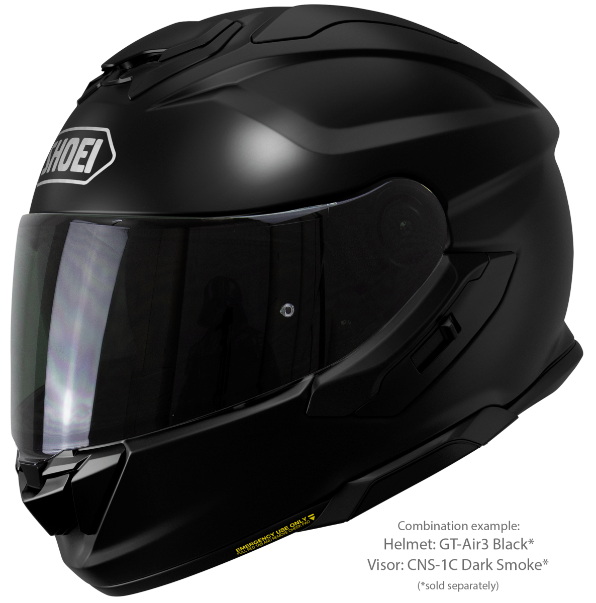 Visier CNS 1C Stark Getont GT Air3 Full Face Helmets Visors SHOEI SHOP