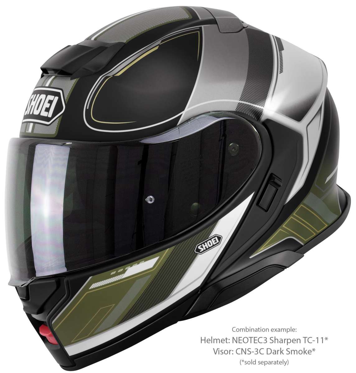 Visor (CNS-3C) Dark Smoke | Neotec3 | Flip Up Helmets | Visors