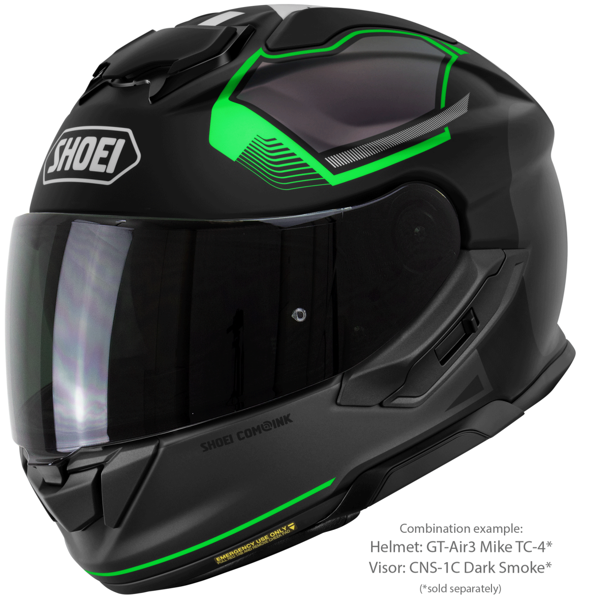 Visor (CNS-1C) Dark Smoke | GT-Air3 | Full Face Helmets | Visors