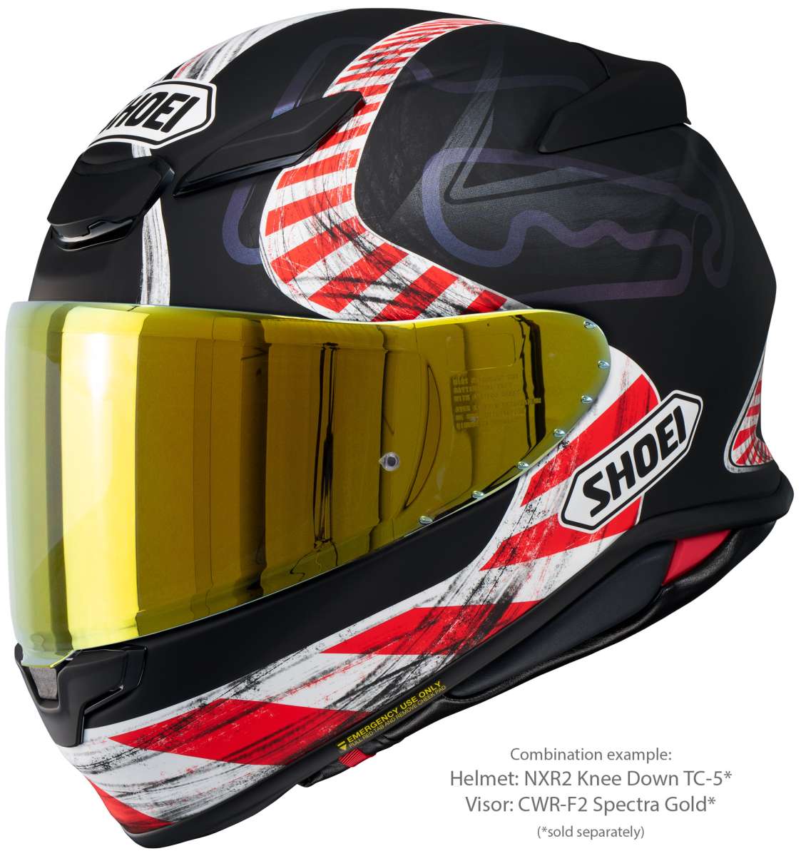 Visor (CWR-F2PN) Spectra Gold | NXR 2 | Full Face Helmets
