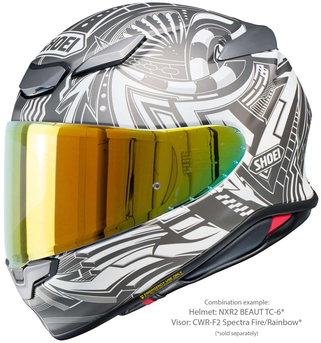 Visor (CWR-F2PN) Spectra Fire Orange | NXR 2 | Full Face Helmets