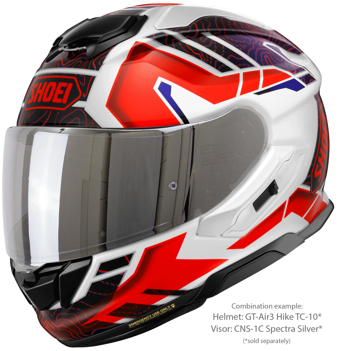 Shoei CWR-1, CW-1, CNS-1, CNS-3 Pinlock EVO Lens Clear