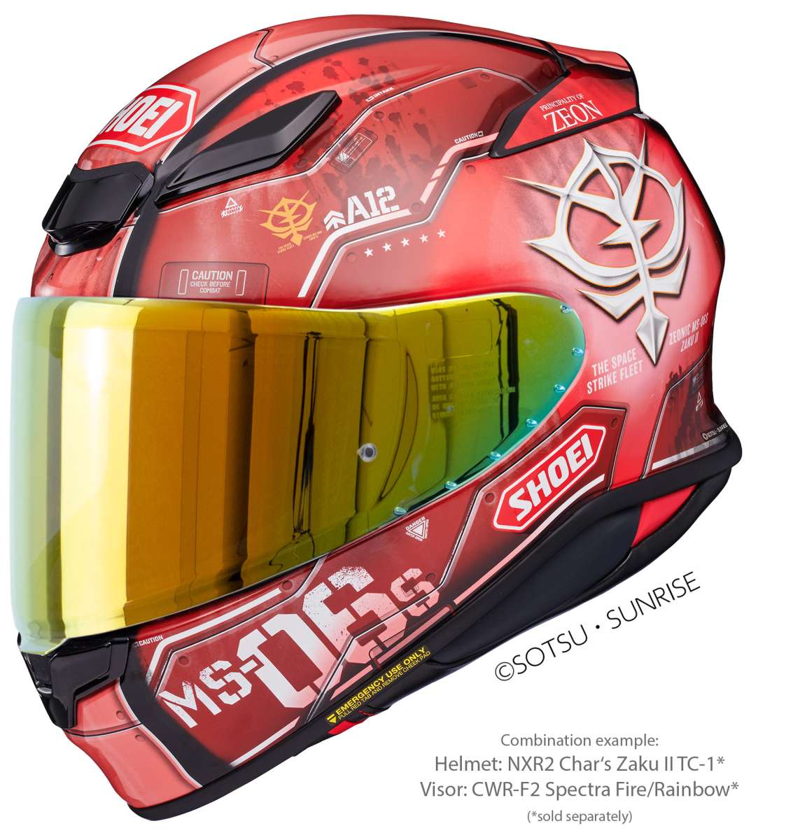 Visor (CWR-F2PN) Spectra Fire Orange | NXR2 | Full Face Helmets