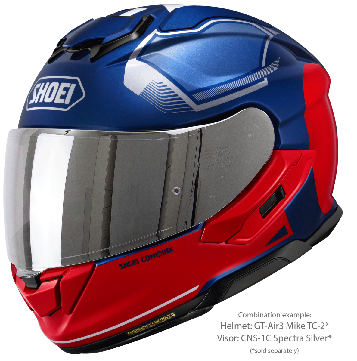 Visor (CNS-1C) Spectra Silver | GT-Air3 | Full Face Helmets