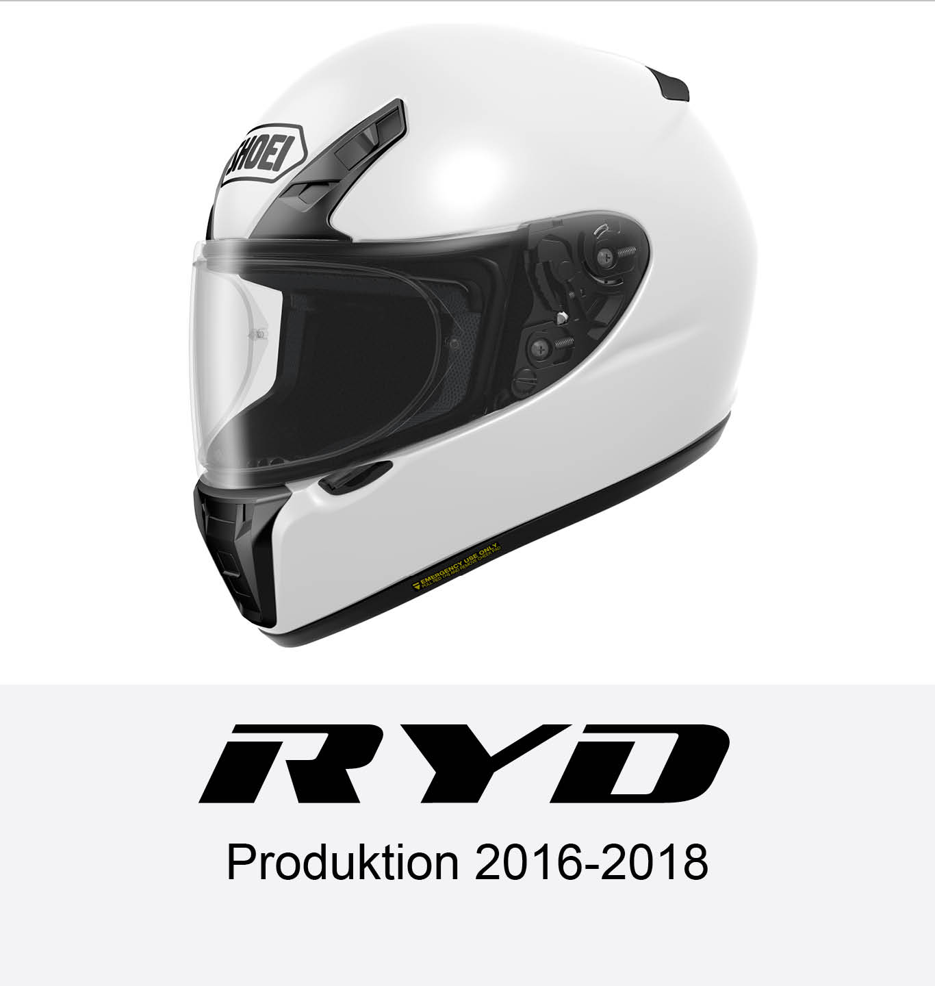 RYD | Full Face Helmets | Spareparts | SHOEI - SHOP