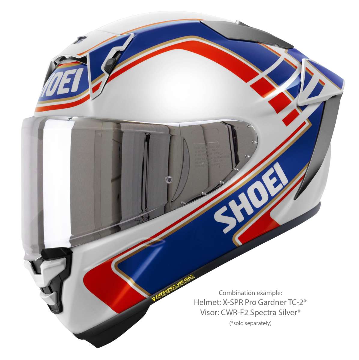 Visor (CWR-F2PN) Spectra Silver | NXR 2 | Full Face Helmets