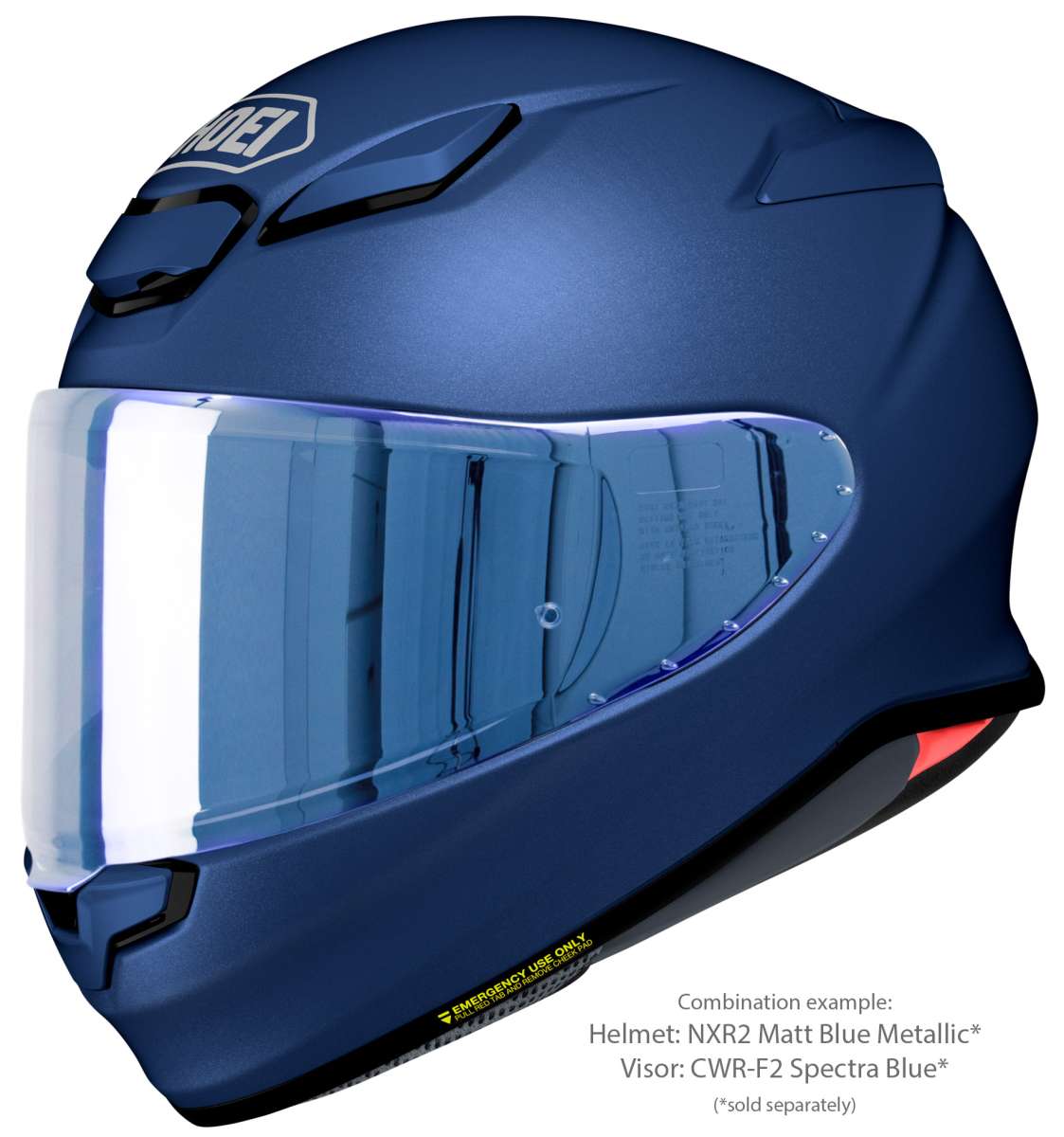 Visor (CWR-F2PN) Spectra Blue | NXR 2 | Full Face Helmets