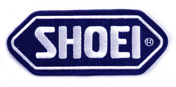 SHOEI Patch Base Blue, Logo White