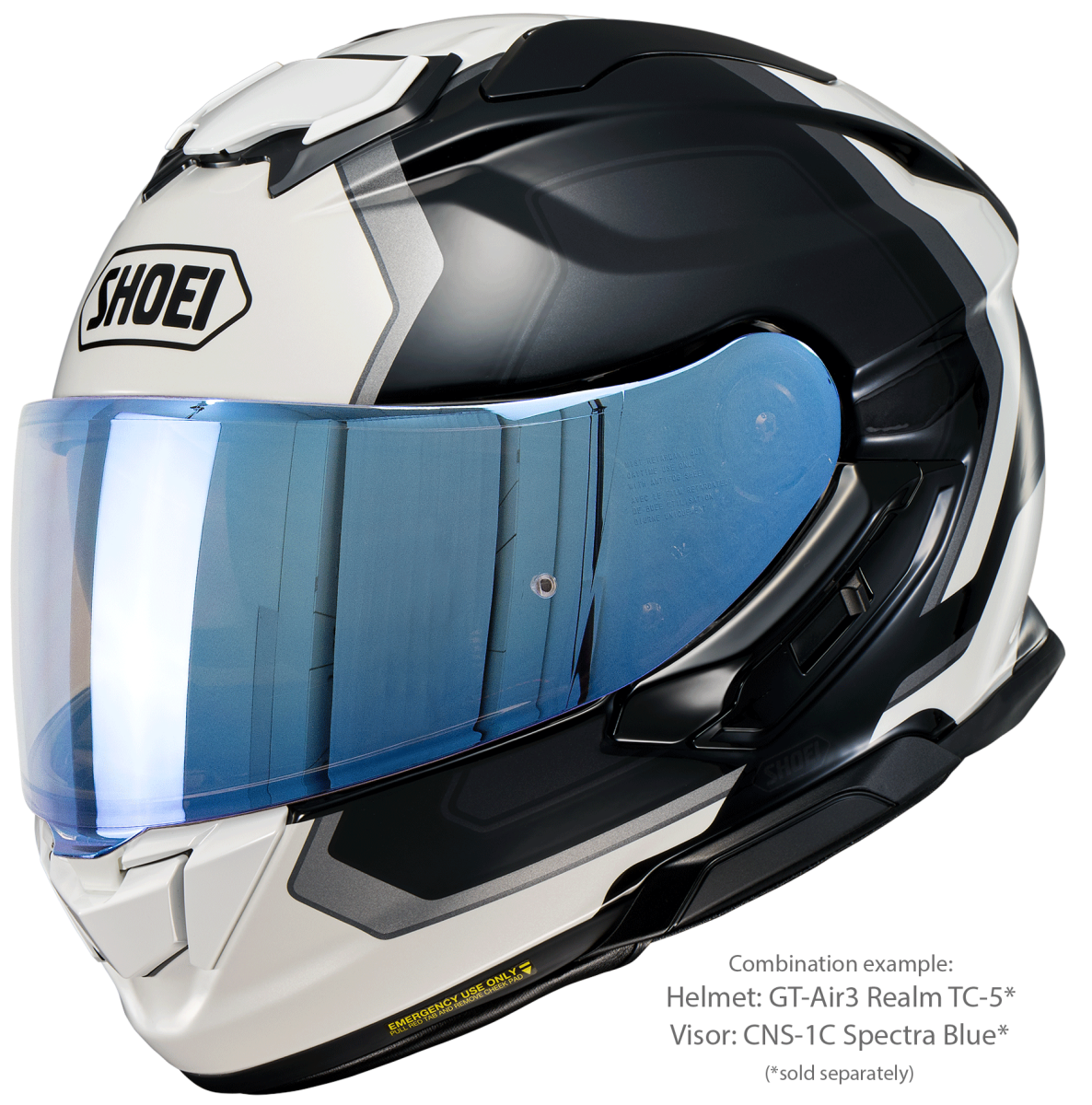Visor (CNS-1C) Spectra Blue | GT-Air3 | Full Face Helmets | Visors