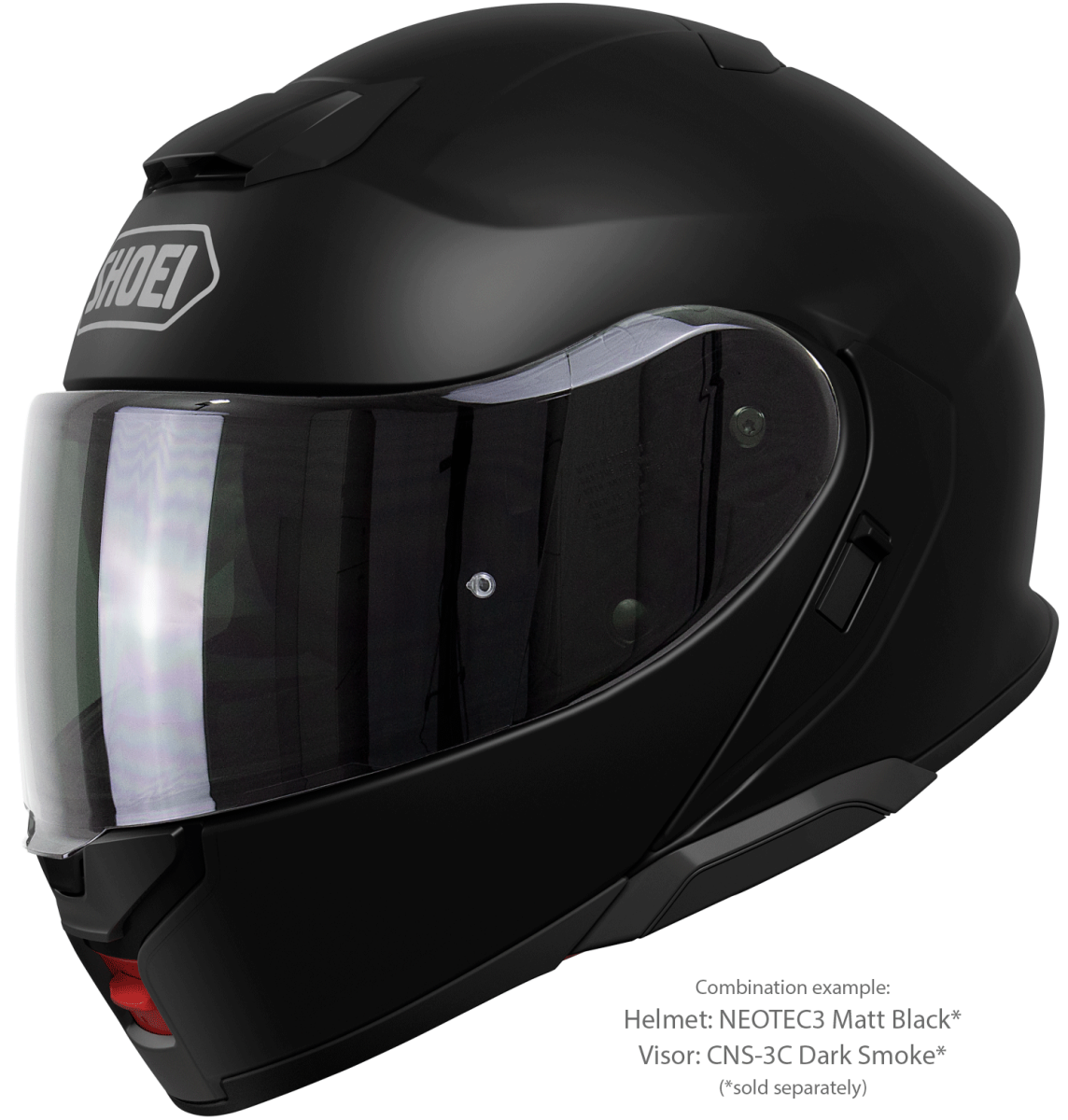 Visor (CNS-3C) Dark Smoke | Neotec3 | Flip Up Helmets | Visors