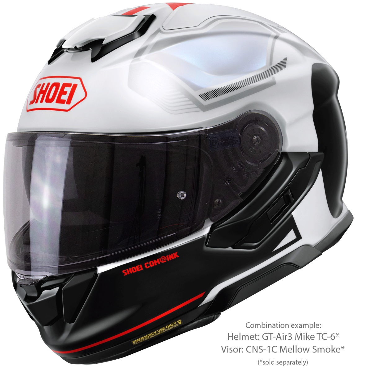 Visor (CNS-1C) Mellow Smoke | GT-Air3 | Full Face Helmets | Visors