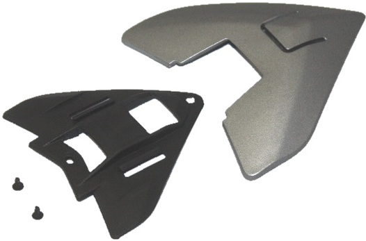 Helmschirmsockel Oben (HTAV) Matt Deep Grey