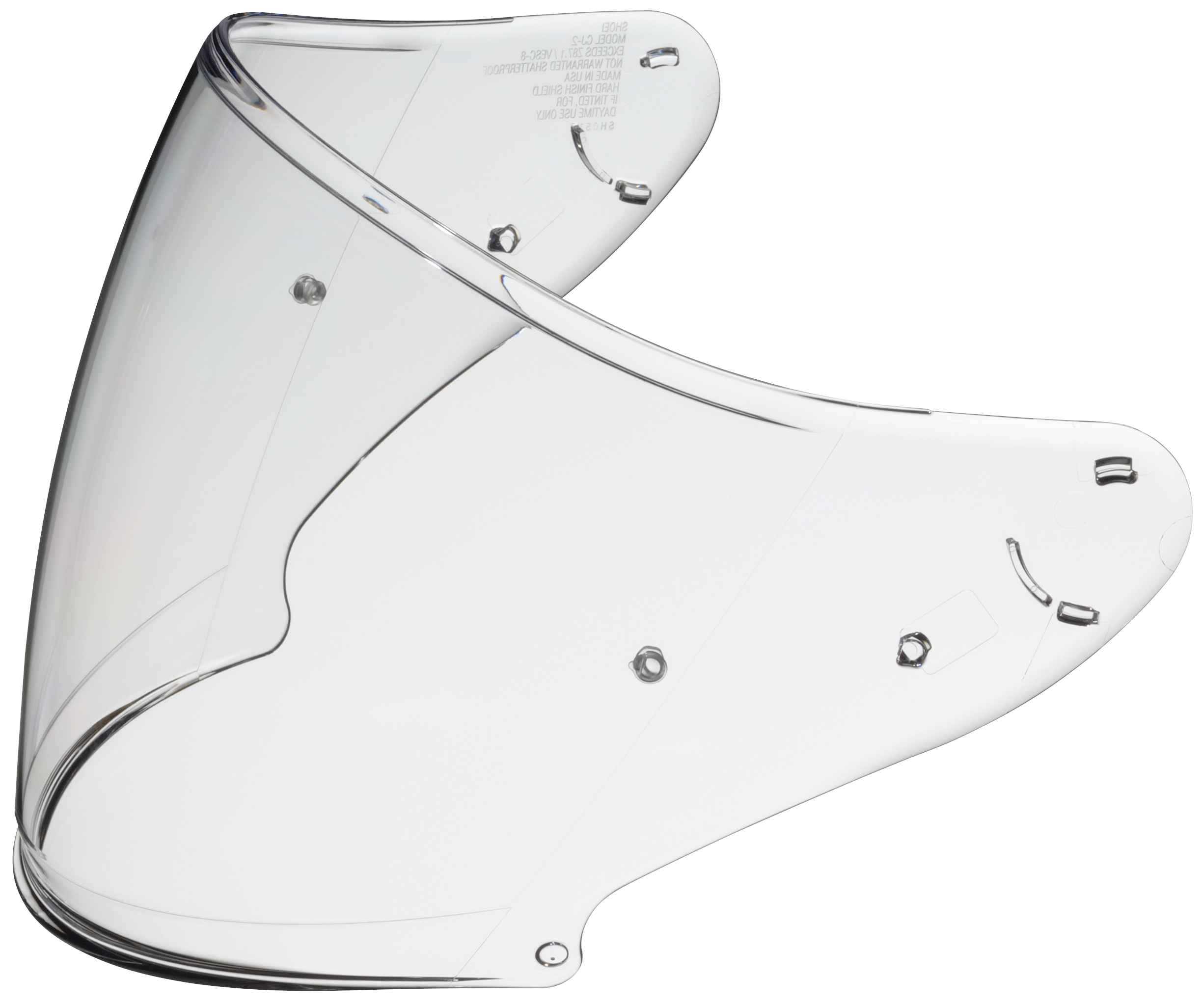 Visor CJ 2 Clear J Cruise Jet Helmets Spareparts SHOEI