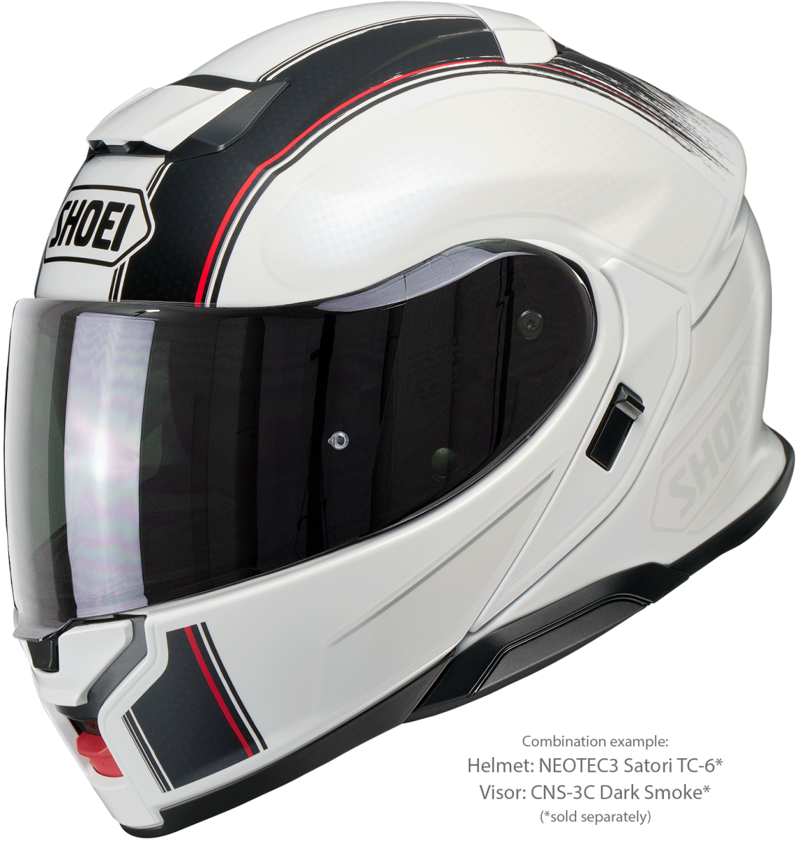 Visor (CNS-3C) Dark Smoke | Neotec3 | Flip Up Helmets | Visors