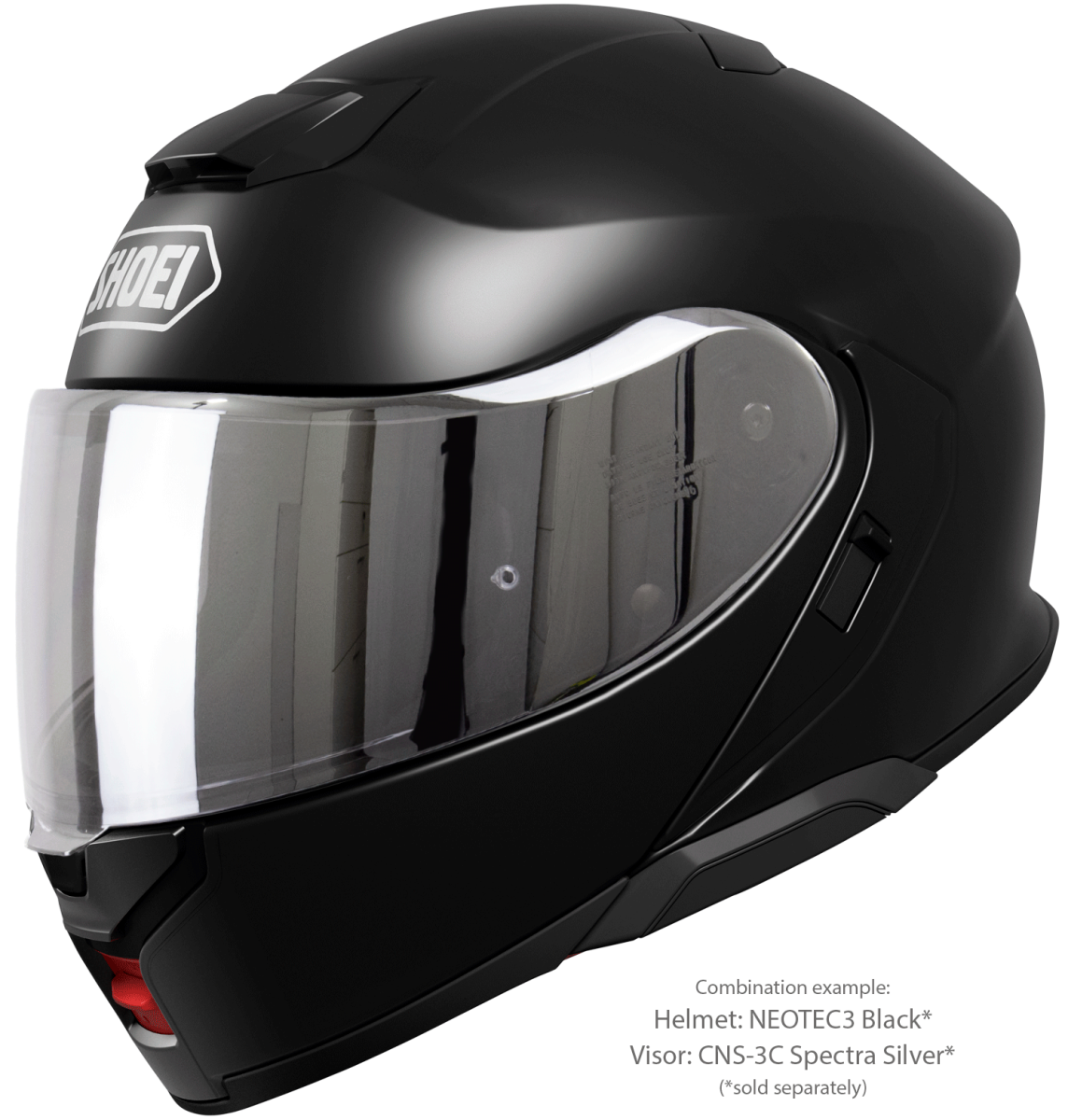 Visor (CNS-3C) Spectra Silver | Neotec3 | Flip Up Helmets