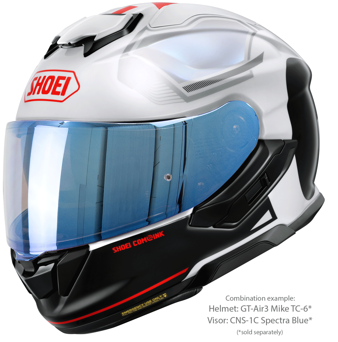 Visor (CNS-1C) Spectra Blue | GT-Air3 | Full Face Helmets | Visors