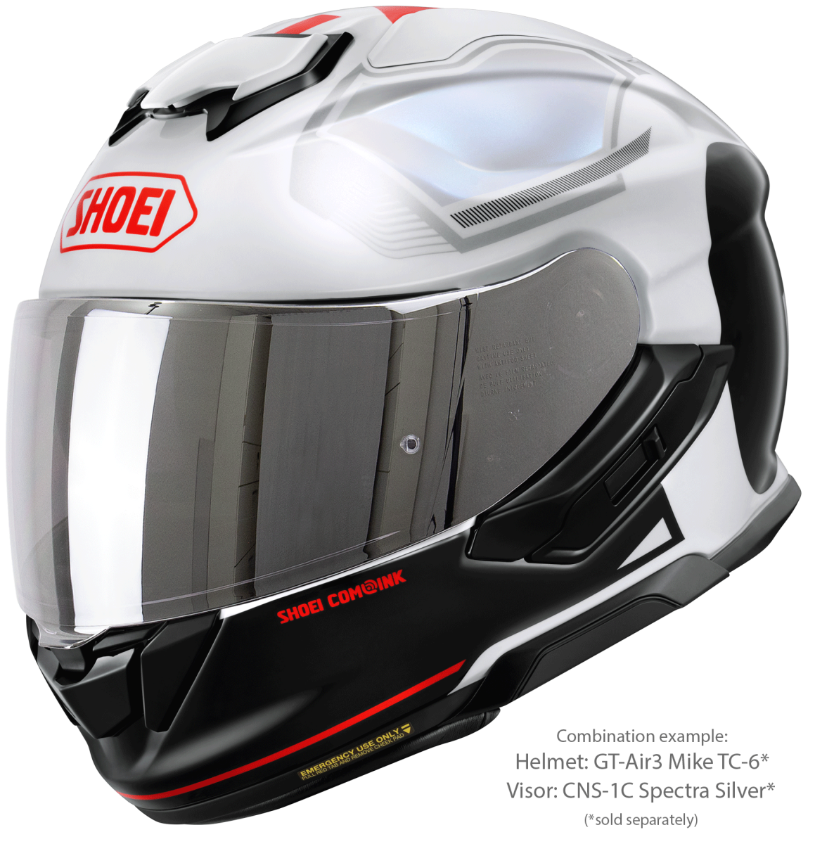Visor (CNS-1C) Spectra Silver | GT-Air3 | Full Face Helmets