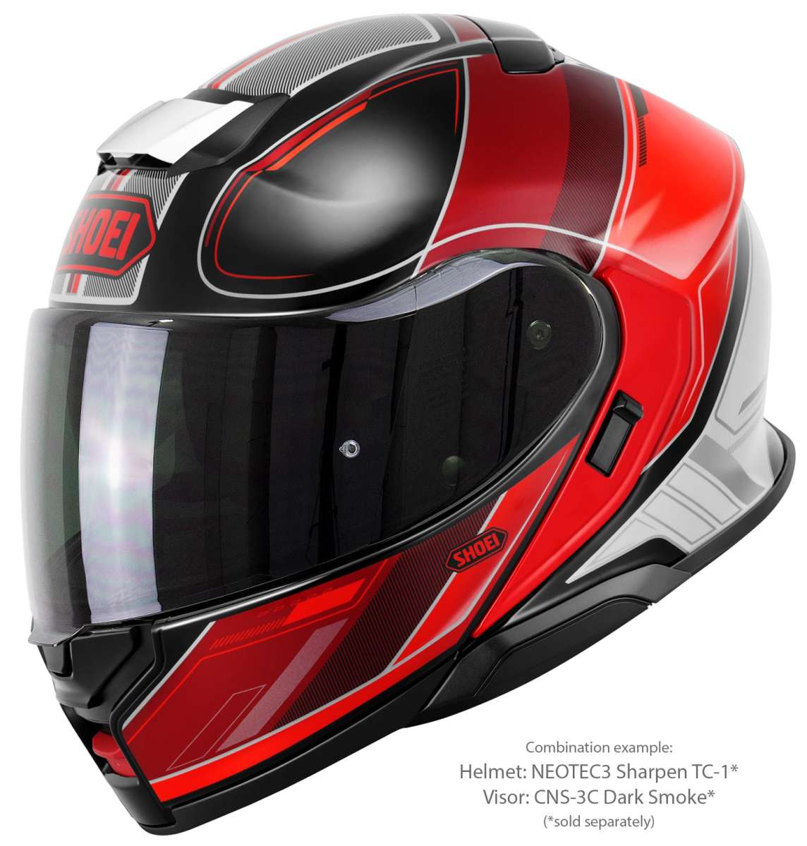 Visor (CNS-3C) Dark Smoke | Neotec3 | Flip Up Helmets | Visors