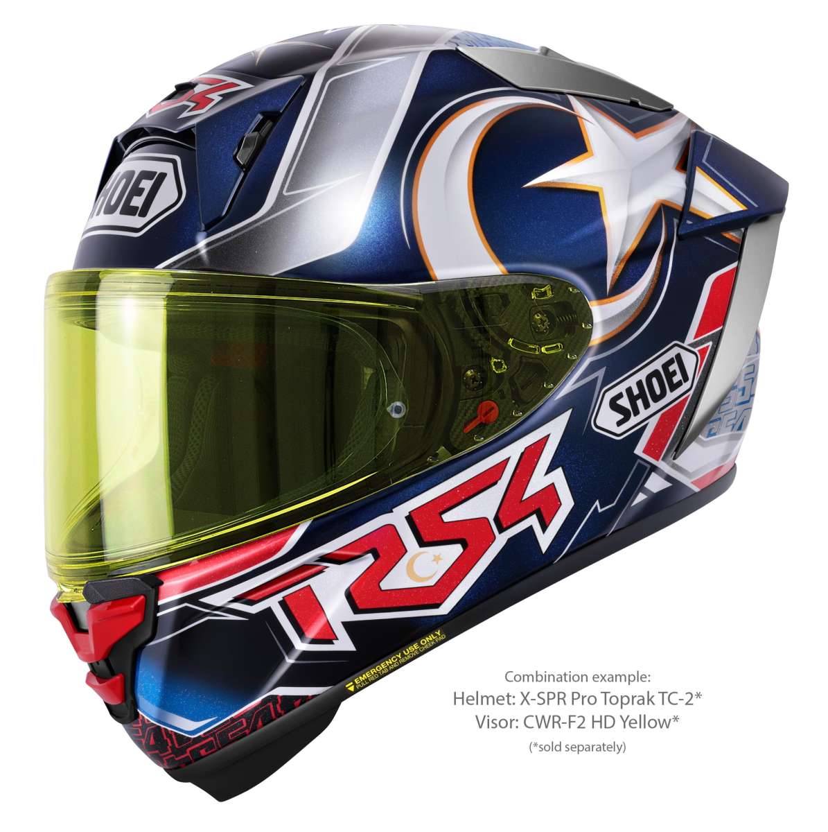 Visor (CWR-F2PN) High Definition Yellow | NXR 2 | Full Face